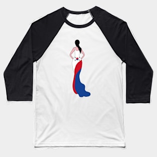 South Korea Woman Baseball T-Shirt